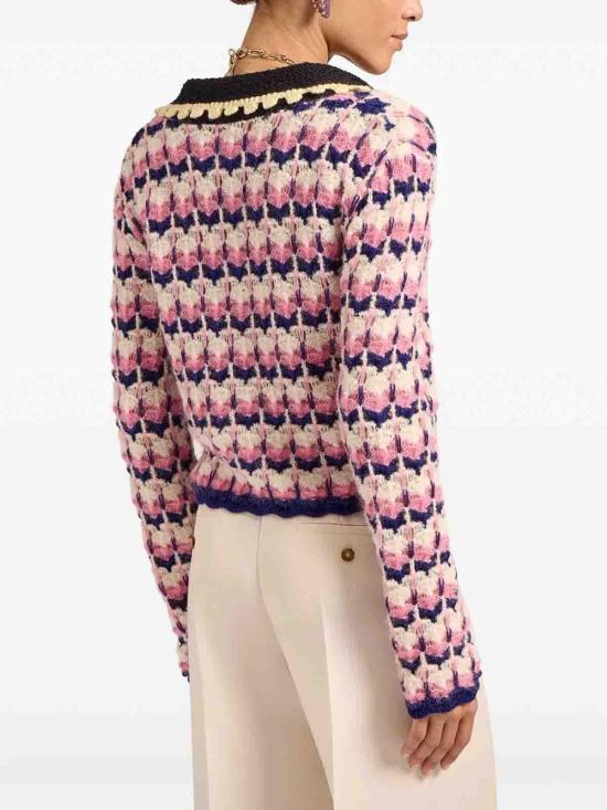 25FW 라 더블제이 폴로 티셔츠 PUL0293KNI168VA409PI01 Multicolour - LA DOUBLEJ