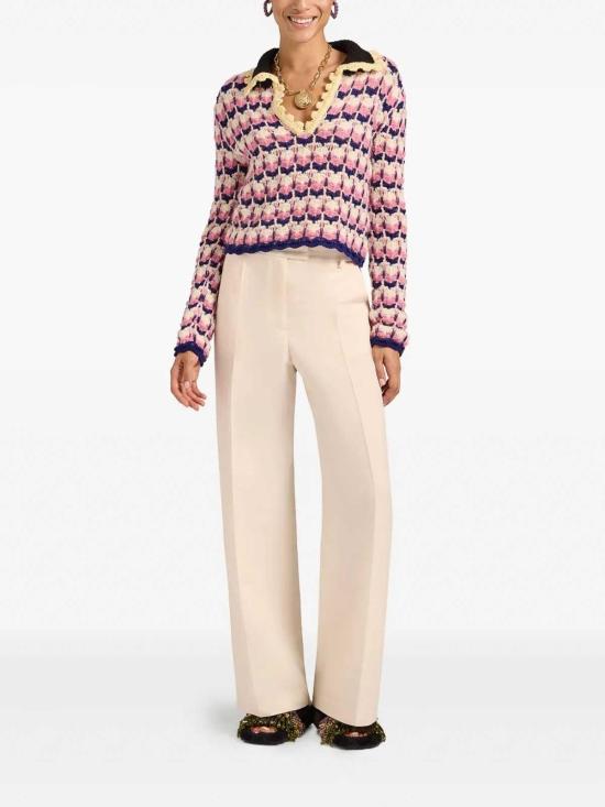 25FW 라 더블제이 폴로 티셔츠 PUL0293KNI168VA409PI01 Multicolour - LA DOUBLEJ