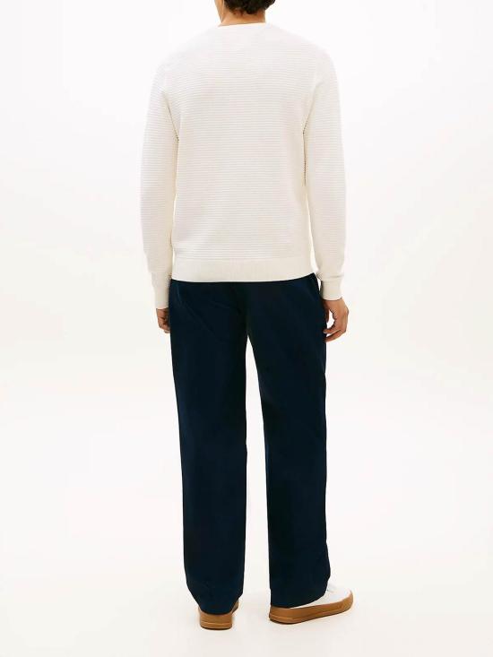 26SS 타미힐피거 스웨터 MW0MW41643Z00 White - TOMMY HILFIGER