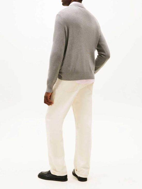 26SS 타미힐피거 긴팔 티셔츠 MW0MW41647P91 Grey - TOMMY HILFIGER