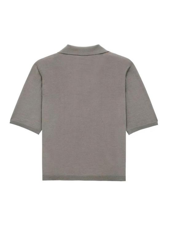 25SS 생로랑 폴로 티셔츠 821733Y77AS1021 Taupe - SAINT LAURENT
