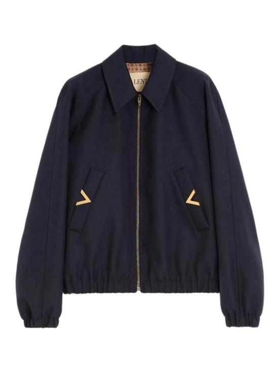 26SS 발렌티노 가라바니 봄버 자켓 8V3CIP79AWA598 Dark Blue