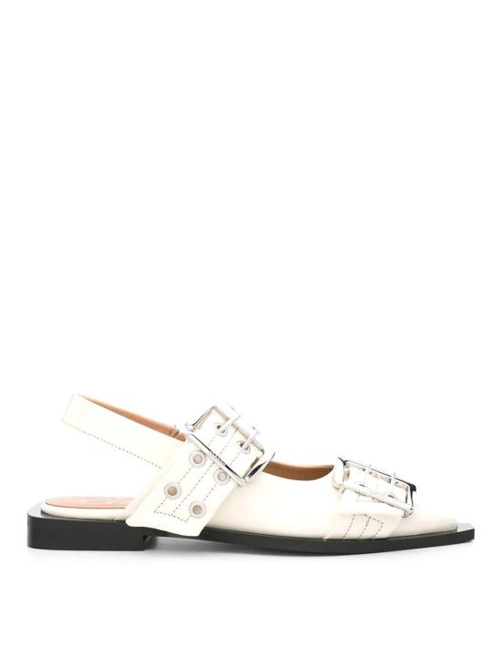 25FW 가니 플랫 슈즈 S2842135 White