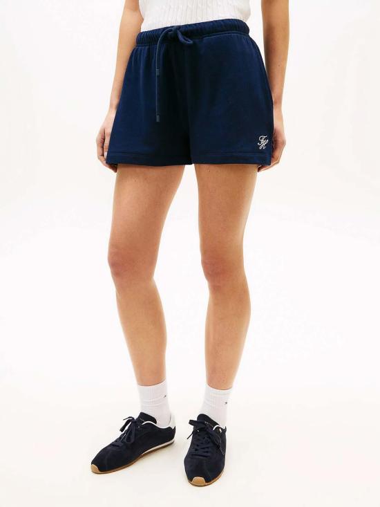 26SS 타미힐피거 숏팬츠 WW0WW48765C1G Blue - TOMMY HILFIGER