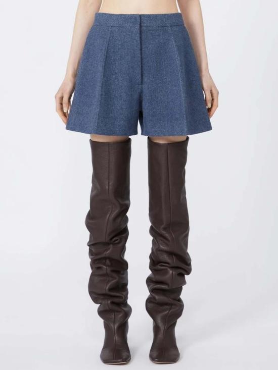 25FW 스포트막스 숏팬츠 25221460236E15 Medium Wash - SPORTMAX