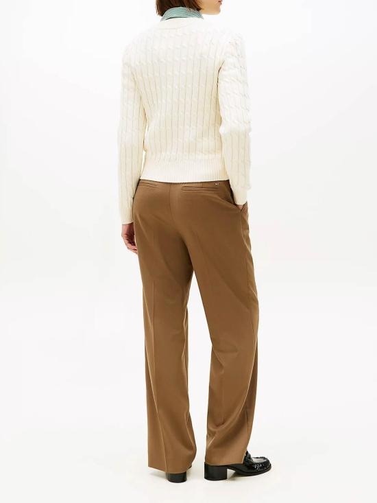 26SS 타미힐피거 스웨터 WW0WW47644AEF Brown - TOMMY HILFIGER