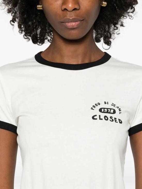 26SS 클로즈드 반팔 티셔츠 C9567144HPR218 White - CLOSED