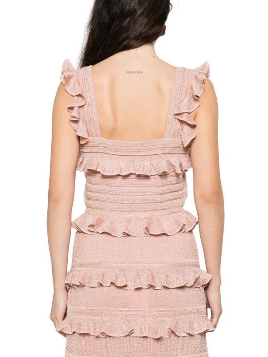 26SS 짐머만 민소매 티셔츠 4416TC261MTRG Pink - ZIMMERMANN