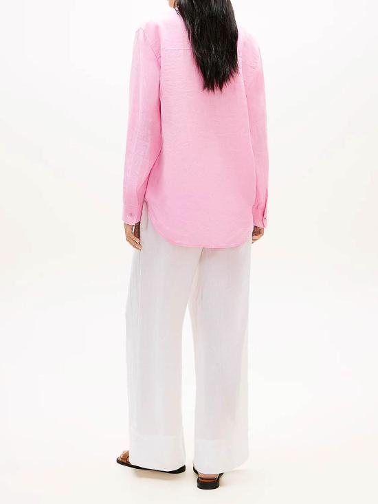 26SS 타미힐피거 셔츠 WW0WW44679TOR Pink - TOMMY HILFIGER