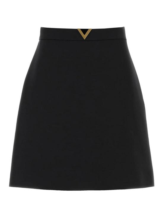 26SS 발렌티노 가라바니 미디 스커트 8B3RAEH21CF0NO Black