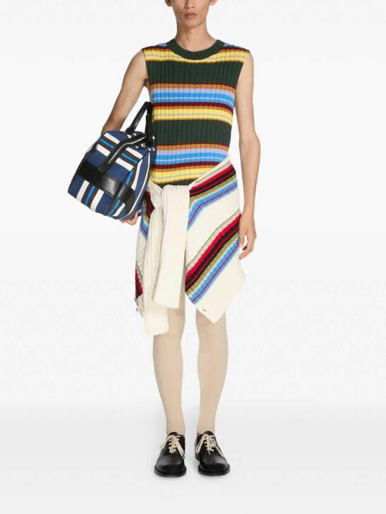 26SS 드리스 반 노튼 민소매 티셔츠 212353730610 Green - DRIES VAN NOTEN