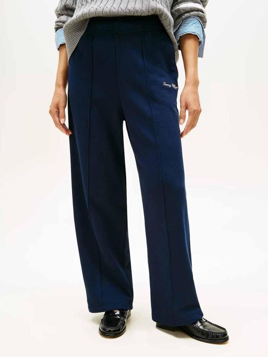 26SS 타미힐피거 트레이닝/조거 팬츠 WW0WW48784C1G Dark Blue - TOMMY HILFIGER