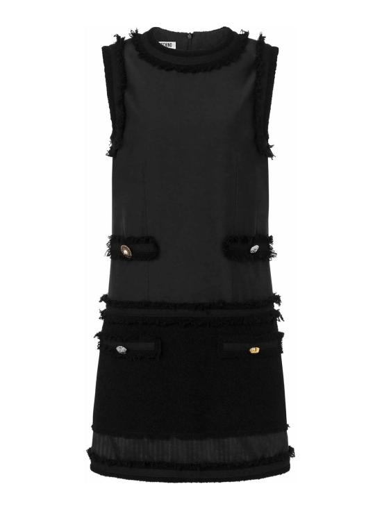26SS 모스키노 미디 원피스 042305202555 Black