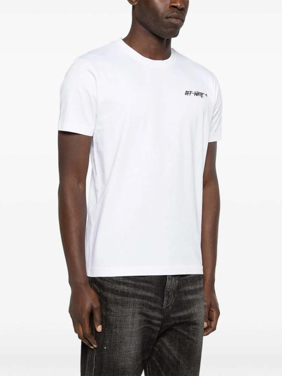 26SS 오프화이트 반팔 티셔츠 44MAA027S26J009100 White - OFF WHITE