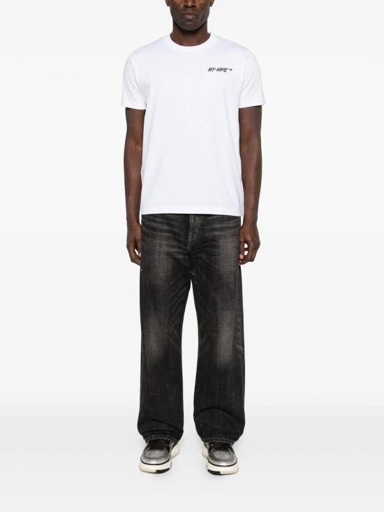 26SS 오프화이트 반팔 티셔츠 44MAA027S26J009100 White - OFF WHITE