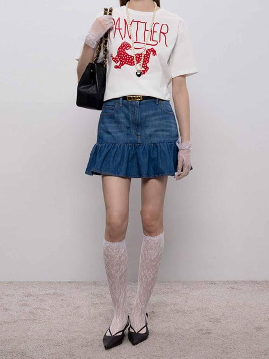 26SS 발렌티노 가라바니 반팔 티셔츠 8B3MG25WA55AS0 Red - VALENTINO GARAVANI