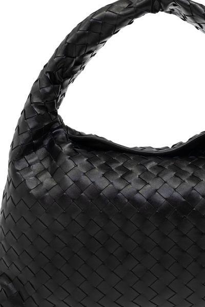 25SS 보테가베네타 스몰 홉 숄더백 796262V3IV1 1019 BLACK - BOTTEGA VENETA