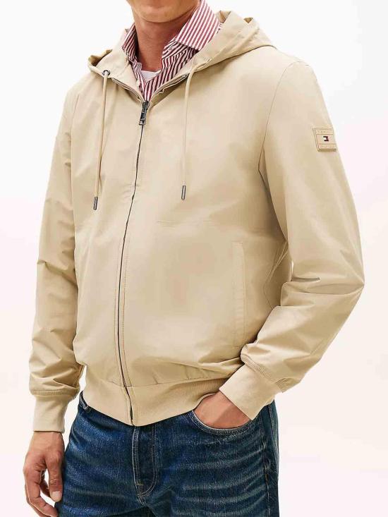 26SS 타미힐피거 후드 티셔츠 MW0MW42487RBT Light Brown - TOMMY HILFIGER