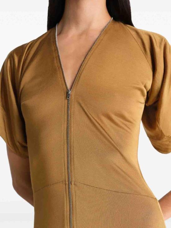 26SS 르메르 지퍼 드레스 DR1144LJ1049BR426 Brown - LEMAIRE
