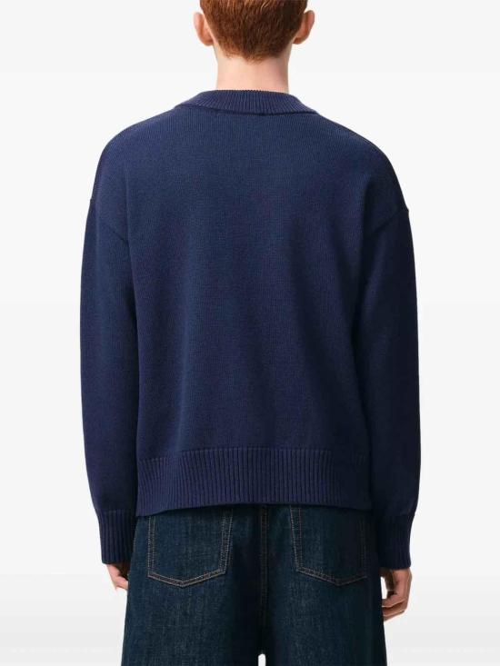 26SS 아미 울 드 하트 가디건 UKC380KN0156A116 Blue - AMI