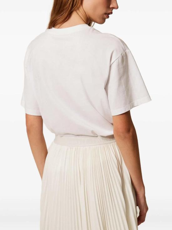 26SS 트윈셋 반팔 티셔츠 261TE209013328 Cream - TWINSET