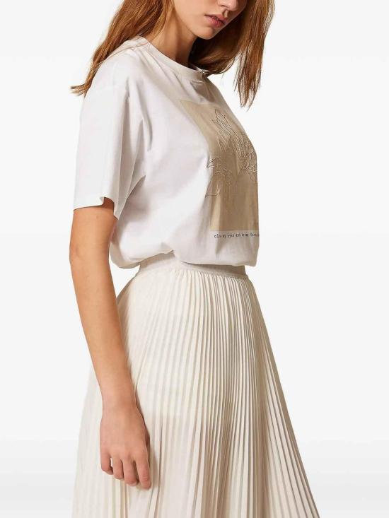 26SS 트윈셋 반팔 티셔츠 261TE209013328 Cream - TWINSET