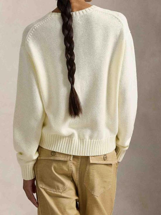 26SS 폴로 랄프로렌 긴팔 티셔츠 211A96248001 Cream - POLO RALPH LAUREN