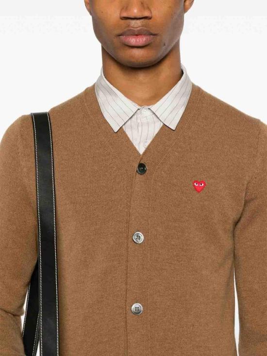 25FW 꼼데가르송 가디건 AXN080051 Brown - COMME DES GARCONS