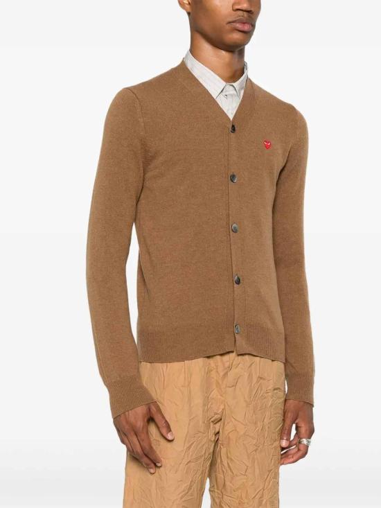 25FW 꼼데가르송 가디건 AXN080051 Brown - COMME DES GARCONS