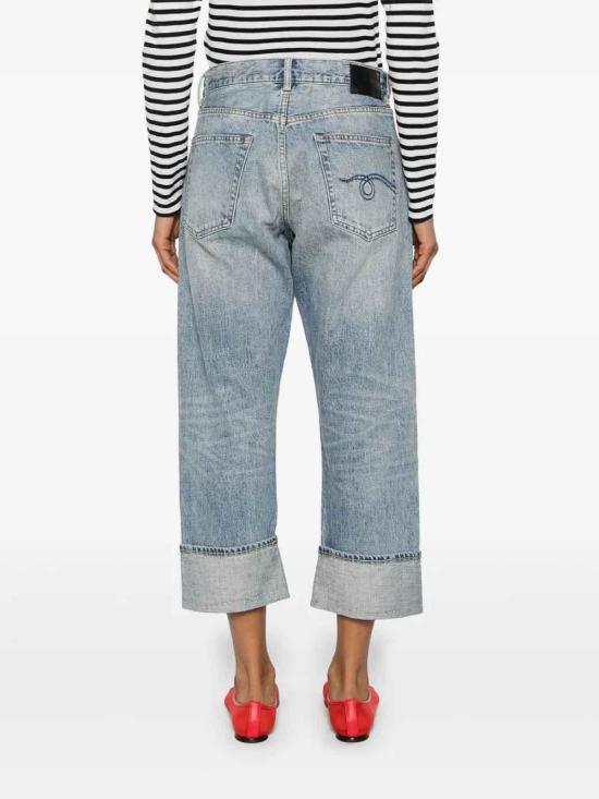 25SS 알13 스트레이트 팬츠 R13WD111D149D Blue - R13