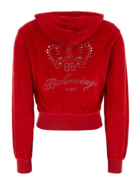  발렌시아가 후드 티셔츠 791755TQVU96400 Red - BALENCIAGA