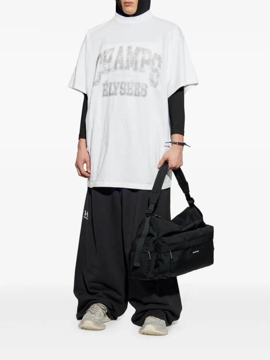 25SS 발렌시아가 샹젤리제 오버사이즈 티셔츠 787349TRVN19016 White - BALENCIAGA