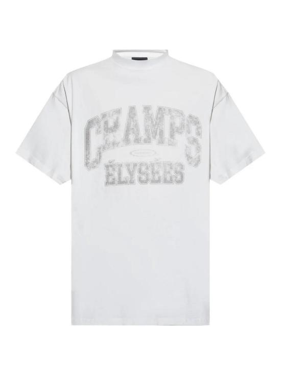 25SS 발렌시아가 샹젤리제 오버사이즈 티셔츠 787349TRVN19016 White