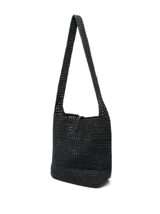 26SS 생로랑 LE 5 A 7 마크라메 미디엄백 778827GAAEN 1000 BLACK - SAINT LAURENT