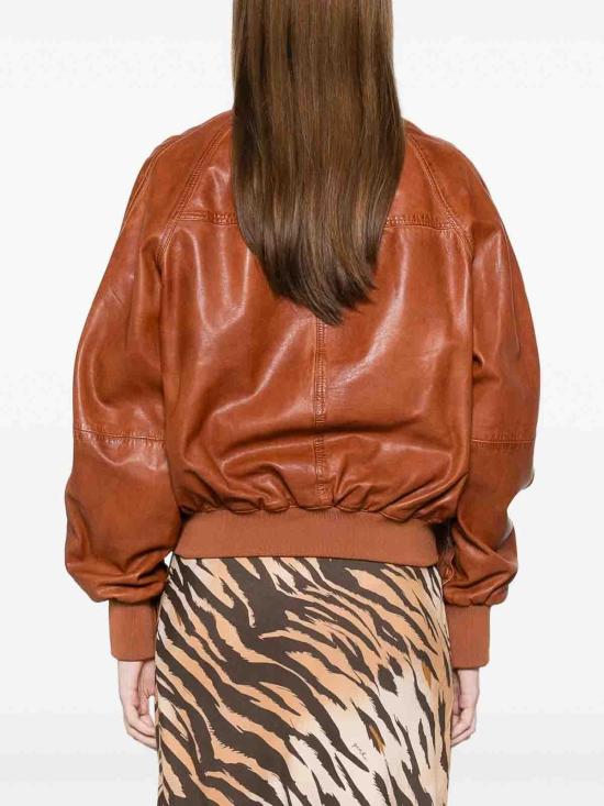 26SS 핑코 가죽 자켓 106233A31XL38 Cream - PINKO