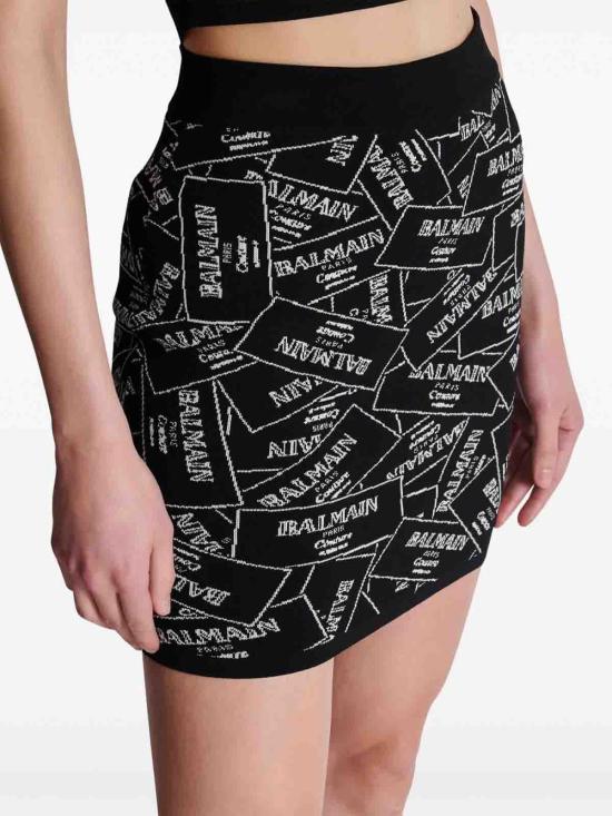 25SS 발망 숏 원피스 EF1LB004KH86EAB Black - BALMAIN