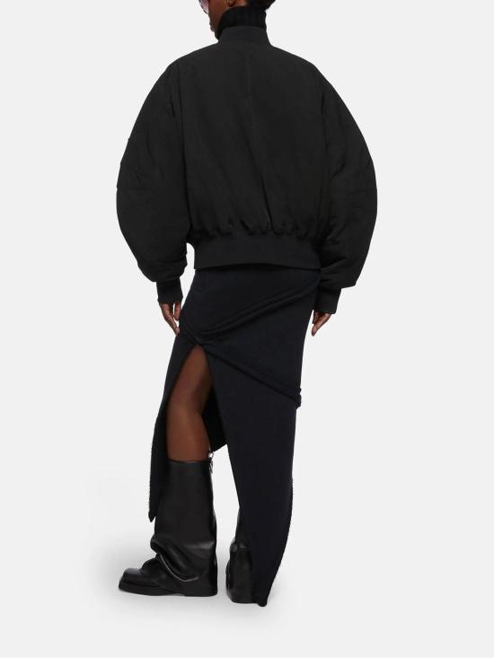 26SS 디 아티코 봄버 자켓 260WCB00070PLL001AA100 Black - THE ATTICO