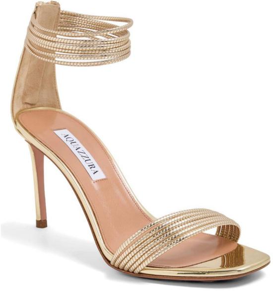 26SS 아쿠아주라 샌들 SWYMIDS0SSYSOG GOLD - AQUAZZURA