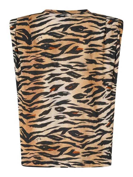 26SS 핑코 민소매 티셔츠 106720A37ZZC8 Beige - PINKO