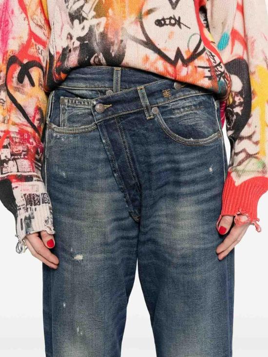  알13 KELLY 캘리 크로스오버 데님 팬츠 R13W2048D144C Blue - R13