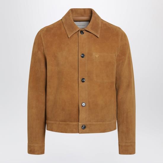 26SS 아미 가죽 자켓 HJK243LH0059 Brown