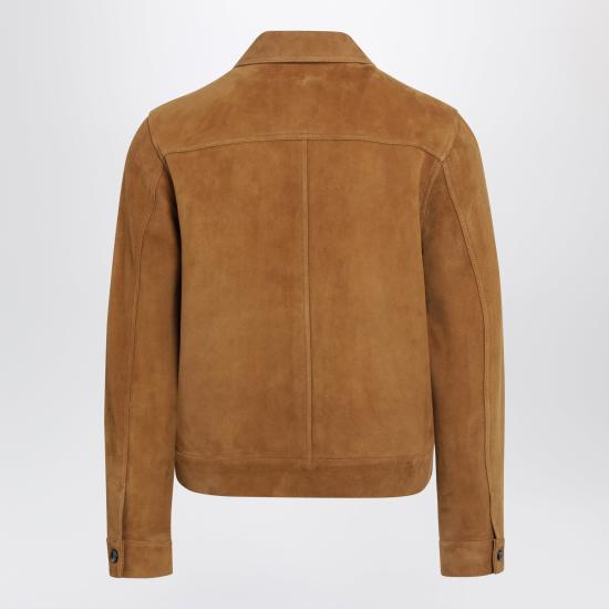 26SS 아미 가죽 자켓 HJK243LH0059 Brown - AMI