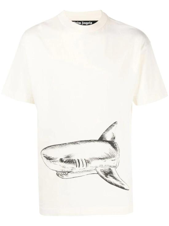 25SS 팜앤젤스 반팔 티셔츠 PMAA001S23JER001 0410 Ivory