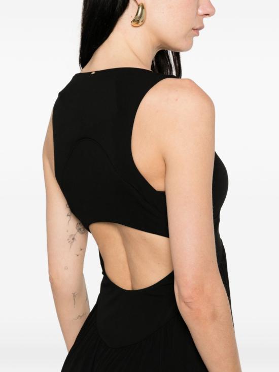 26SS 스포트막스 미디 원피스 2612621052600 324001 Black - SPORTMAX