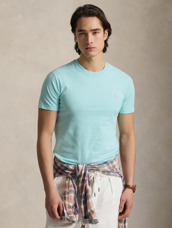 26SS 랄프 로렌 반팔 티셔츠 티셔츠 지로콜로 커스텀 슬림핏 아쿠아