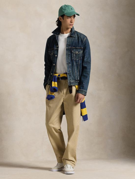 26SS 랄프 로렌 반팔 티셔츠 티셔츠 지로콜로 커스텀 슬림핏 비앙코 - RALPH LAUREN