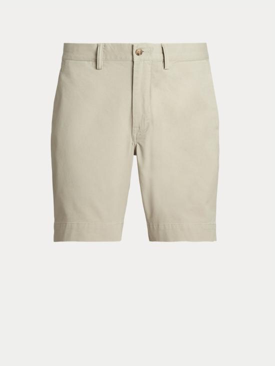 26SS 랄프 로렌 숏팬츠 코톤 스트레치 카키 소재의 쇼트 치노 - RALPH LAUREN