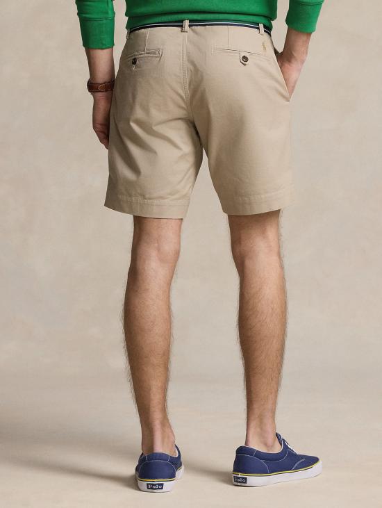 26SS 랄프 로렌 숏팬츠 코톤 스트레치 카키 소재의 쇼트 치노 - RALPH LAUREN