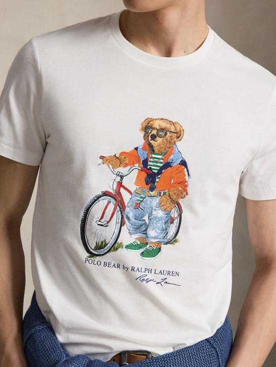 26SS 랄프 로렌 반팔 티셔츠 T셔츠 커스텀 슬림핏 폴로 베어 비치 비코 - RALPH LAUREN