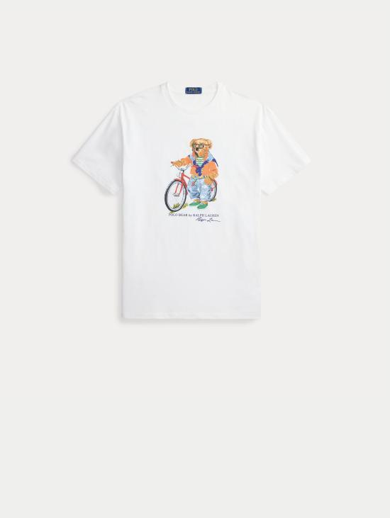 26SS 랄프 로렌 반팔 티셔츠 T셔츠 커스텀 슬림핏 폴로 베어 비치 비코 - RALPH LAUREN